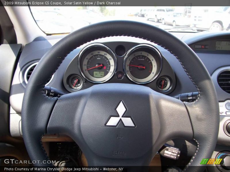 Solar Satin Yellow / Dark Charcoal 2009 Mitsubishi Eclipse GS Coupe