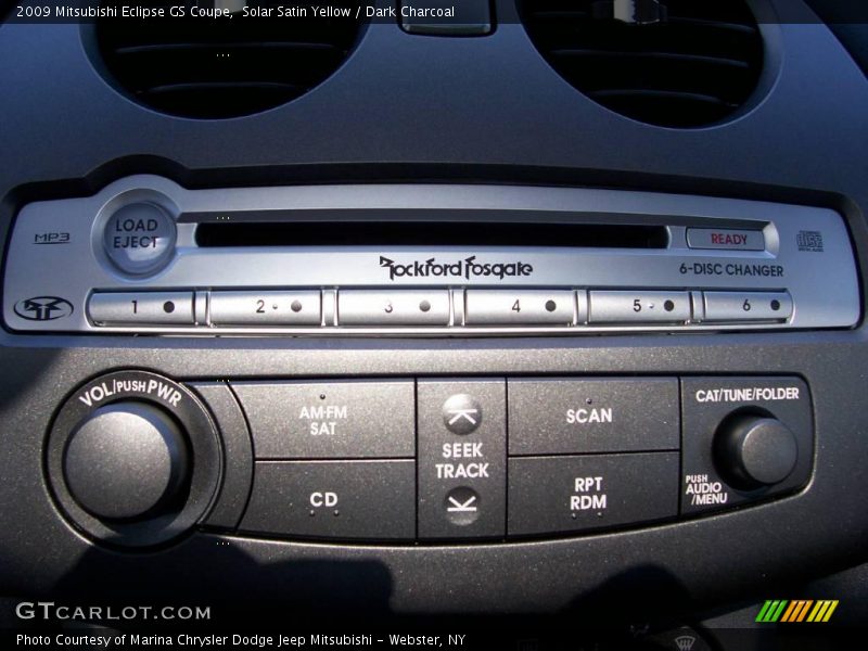 Solar Satin Yellow / Dark Charcoal 2009 Mitsubishi Eclipse GS Coupe
