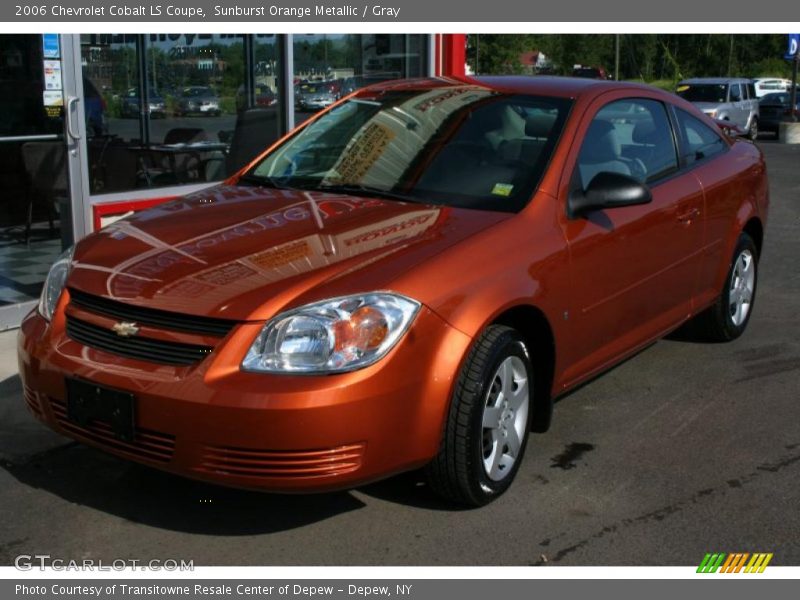 Sunburst Orange Metallic / Gray 2006 Chevrolet Cobalt LS Coupe