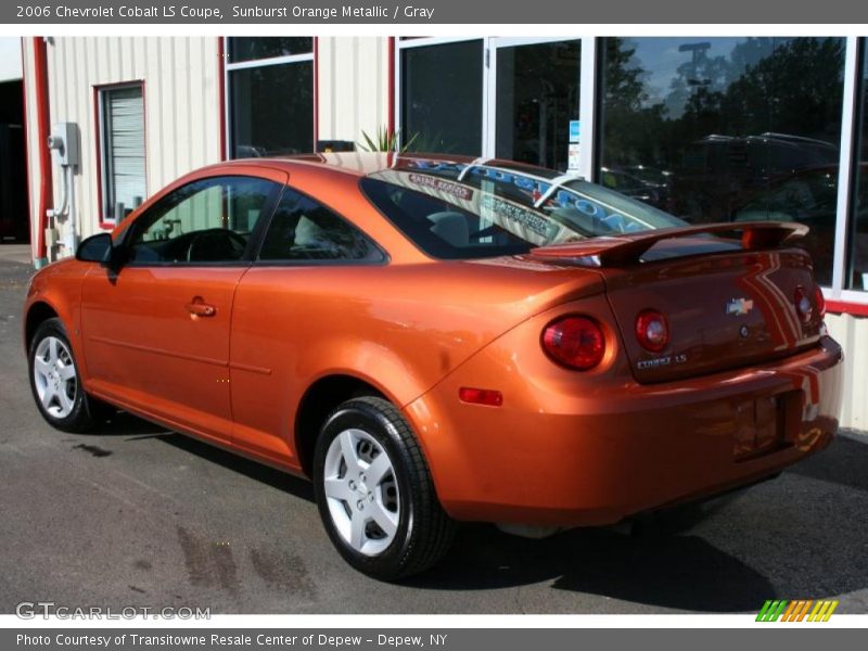 Sunburst Orange Metallic / Gray 2006 Chevrolet Cobalt LS Coupe