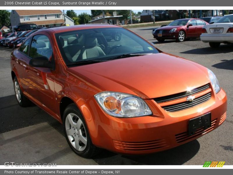 Sunburst Orange Metallic / Gray 2006 Chevrolet Cobalt LS Coupe