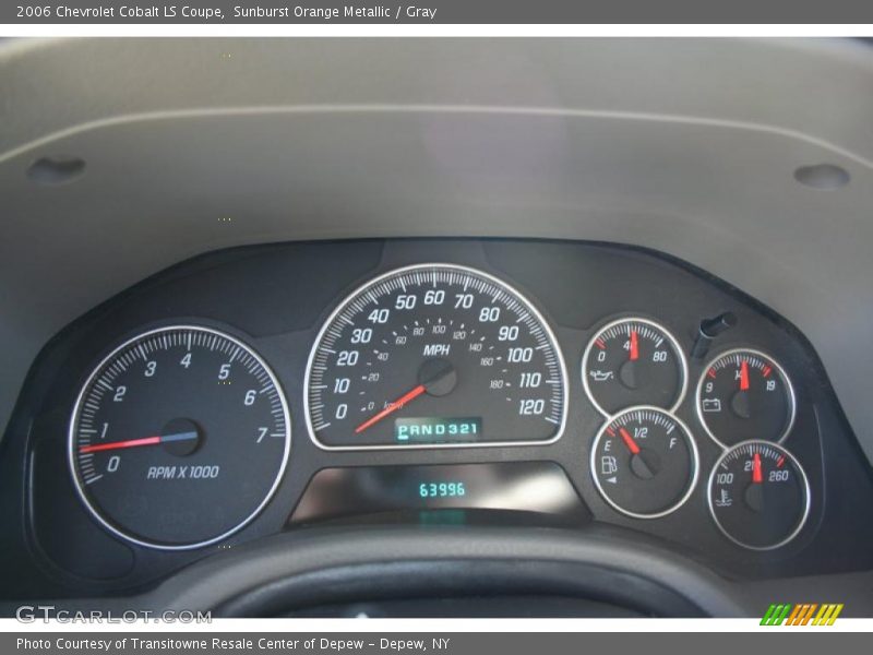 Sunburst Orange Metallic / Gray 2006 Chevrolet Cobalt LS Coupe