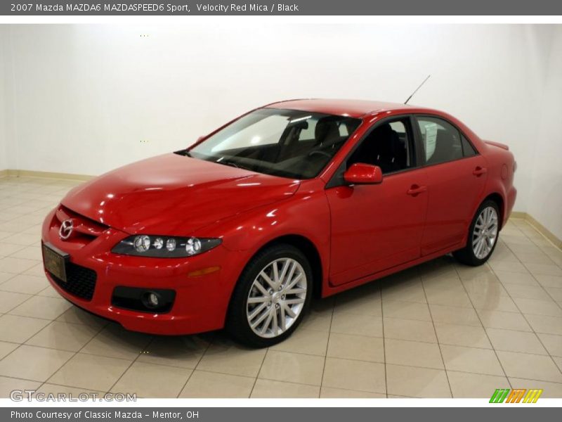 Velocity Red Mica / Black 2007 Mazda MAZDA6 MAZDASPEED6 Sport