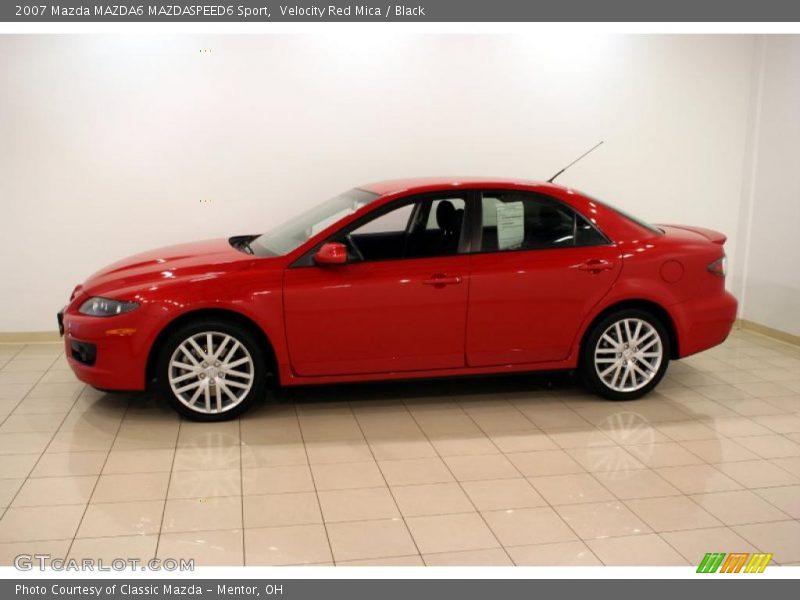 Velocity Red Mica / Black 2007 Mazda MAZDA6 MAZDASPEED6 Sport