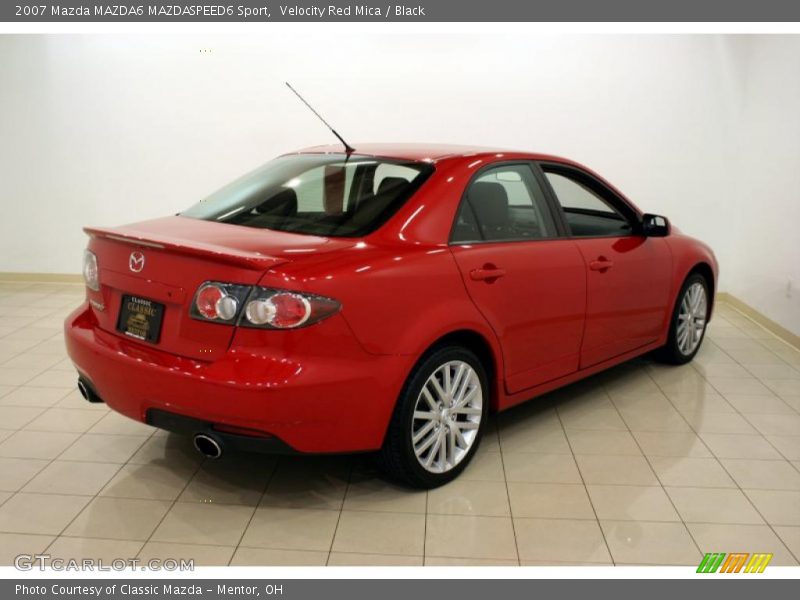 Velocity Red Mica / Black 2007 Mazda MAZDA6 MAZDASPEED6 Sport