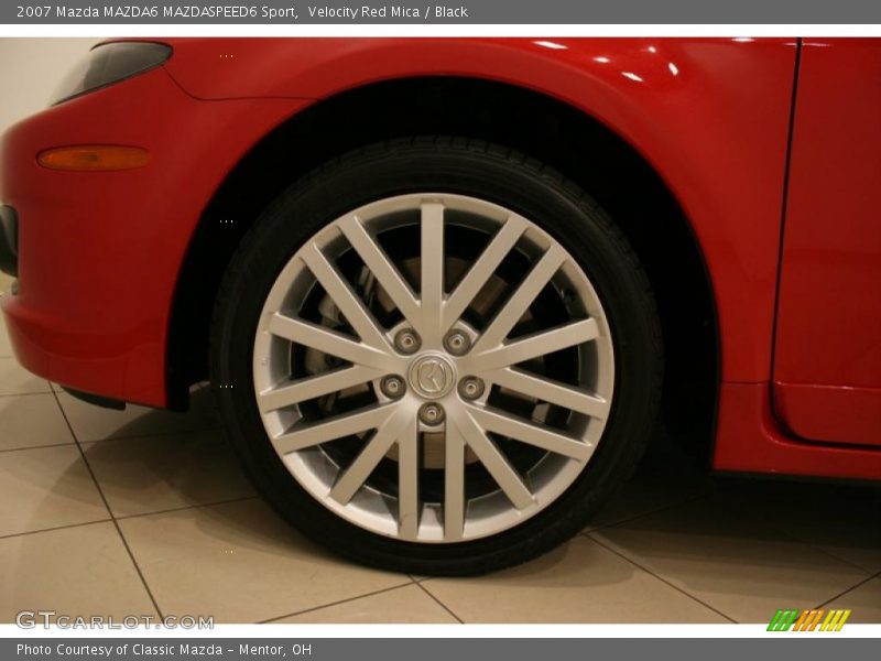 Velocity Red Mica / Black 2007 Mazda MAZDA6 MAZDASPEED6 Sport