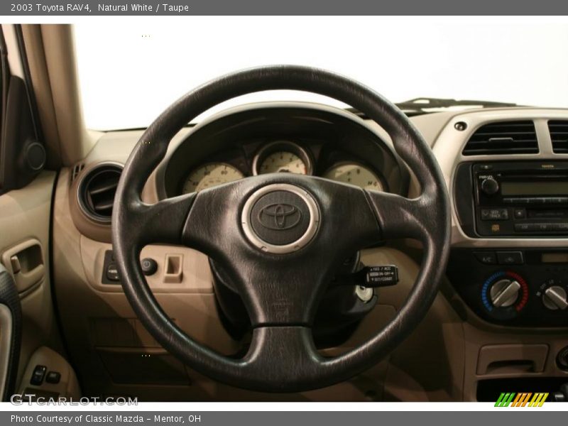 Natural White / Taupe 2003 Toyota RAV4