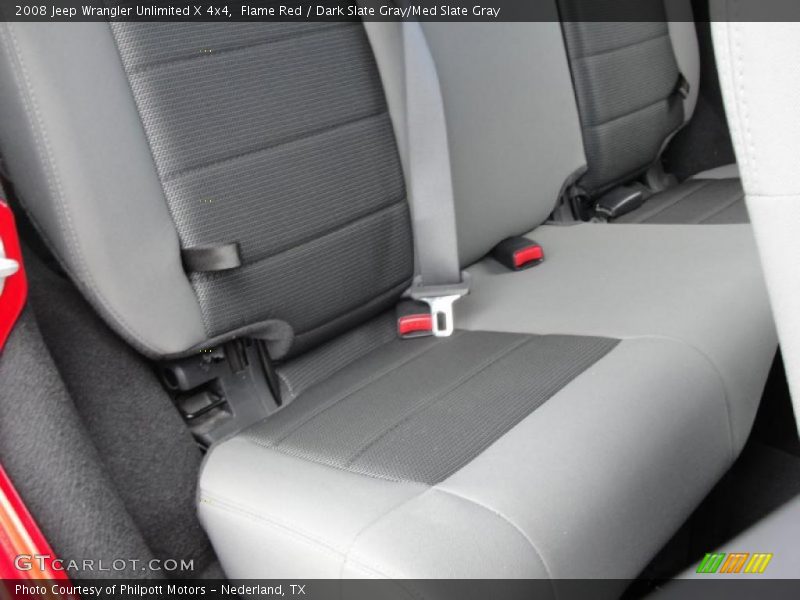 Flame Red / Dark Slate Gray/Med Slate Gray 2008 Jeep Wrangler Unlimited X 4x4