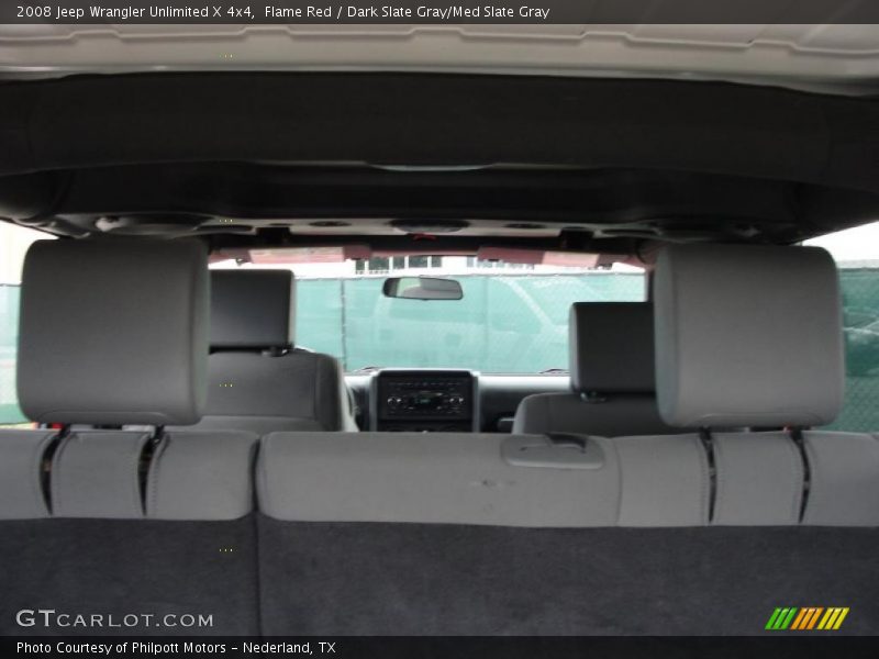 Flame Red / Dark Slate Gray/Med Slate Gray 2008 Jeep Wrangler Unlimited X 4x4