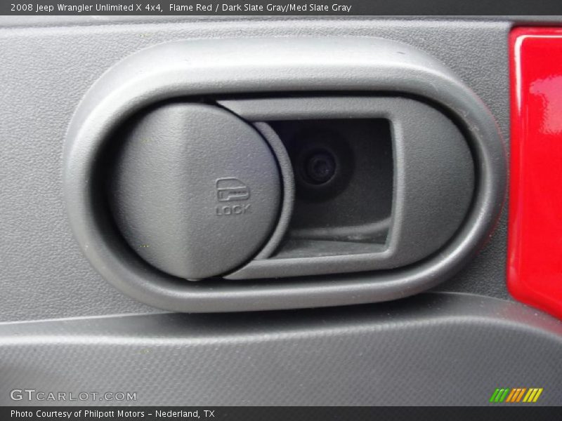 Flame Red / Dark Slate Gray/Med Slate Gray 2008 Jeep Wrangler Unlimited X 4x4