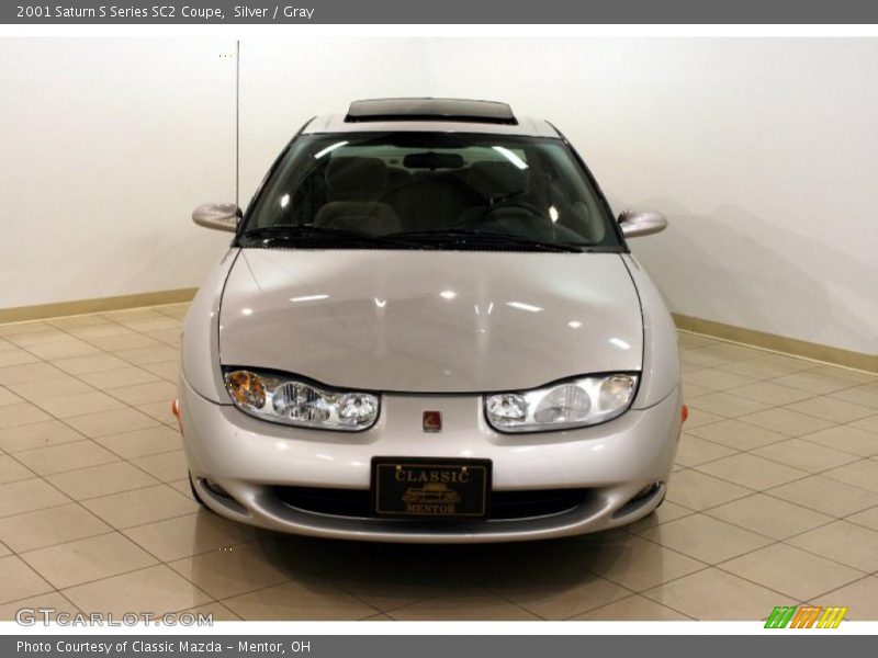 Silver / Gray 2001 Saturn S Series SC2 Coupe