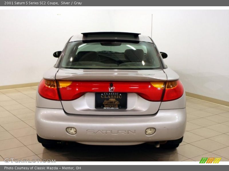 Silver / Gray 2001 Saturn S Series SC2 Coupe