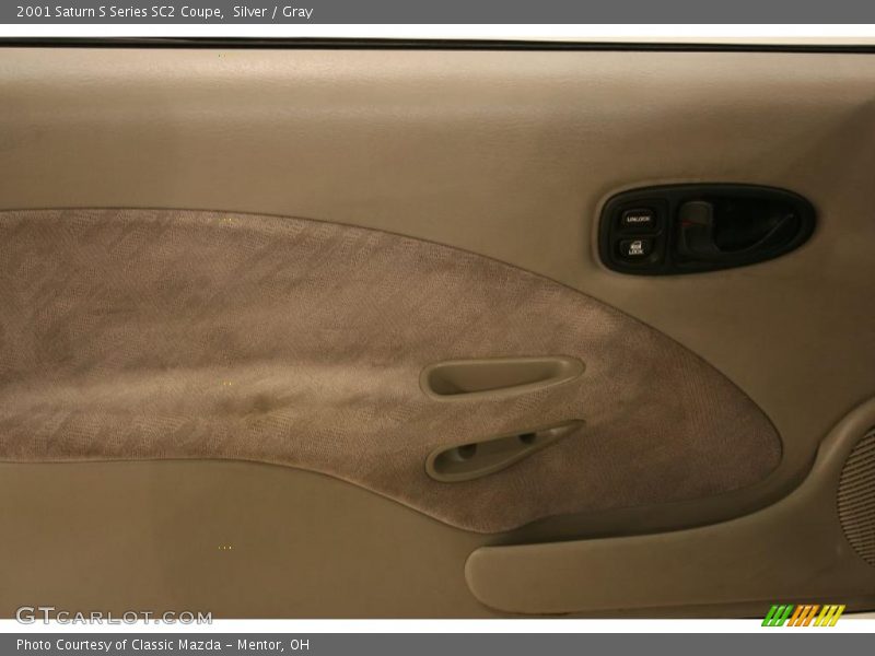 Silver / Gray 2001 Saturn S Series SC2 Coupe