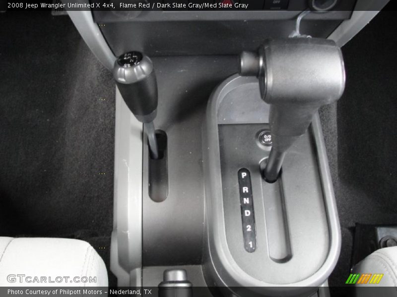 Flame Red / Dark Slate Gray/Med Slate Gray 2008 Jeep Wrangler Unlimited X 4x4