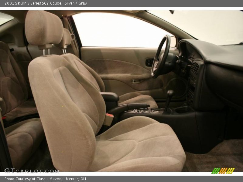 Silver / Gray 2001 Saturn S Series SC2 Coupe