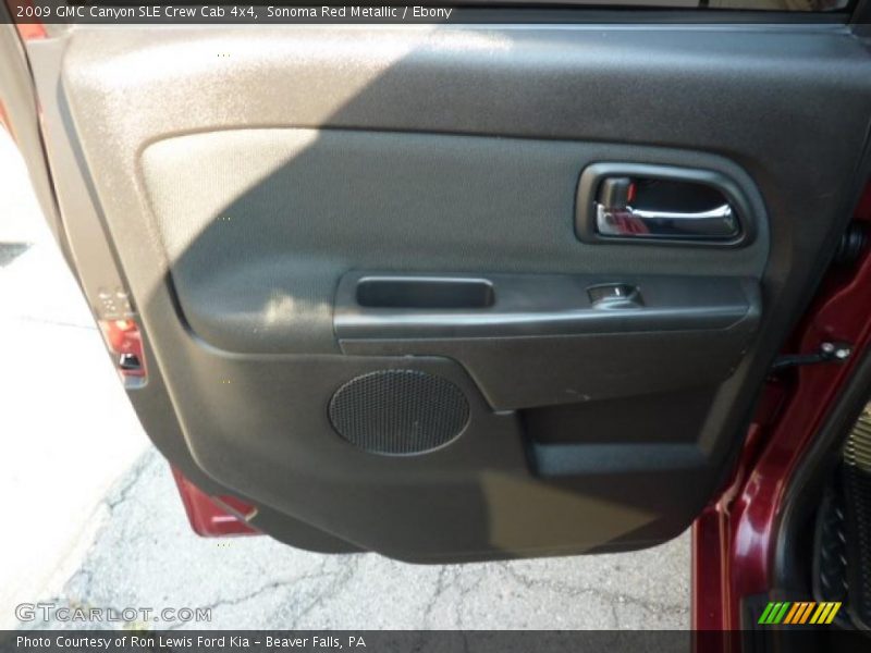 Sonoma Red Metallic / Ebony 2009 GMC Canyon SLE Crew Cab 4x4