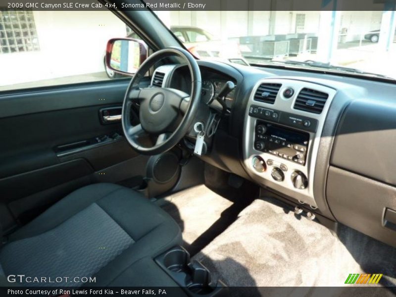 Sonoma Red Metallic / Ebony 2009 GMC Canyon SLE Crew Cab 4x4