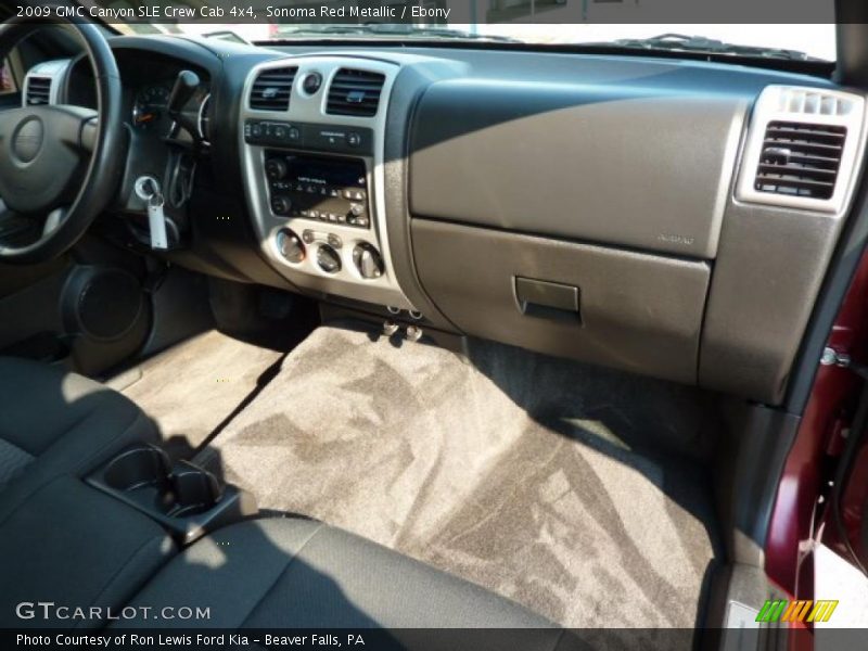 Sonoma Red Metallic / Ebony 2009 GMC Canyon SLE Crew Cab 4x4