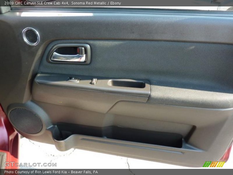 Sonoma Red Metallic / Ebony 2009 GMC Canyon SLE Crew Cab 4x4