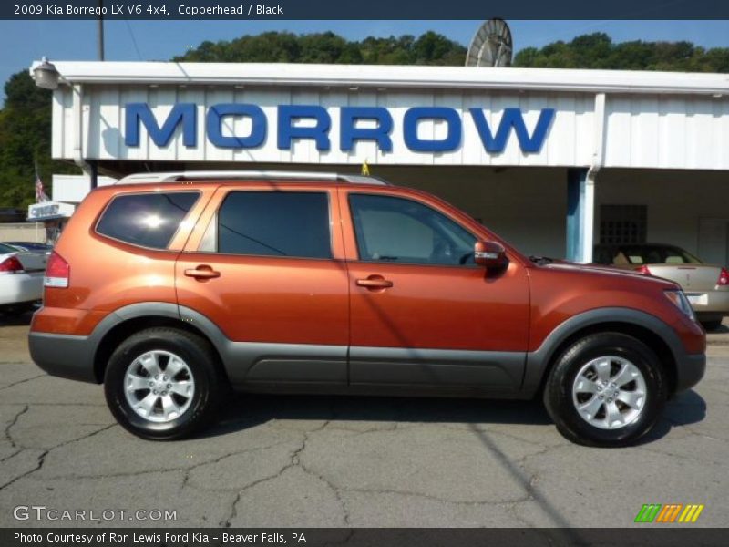 Copperhead / Black 2009 Kia Borrego LX V6 4x4