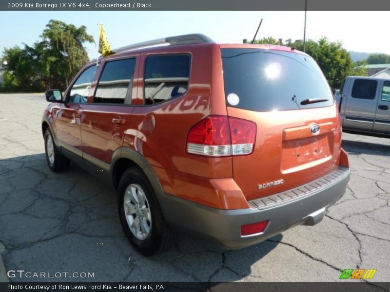 Copperhead / Black 2009 Kia Borrego LX V6 4x4