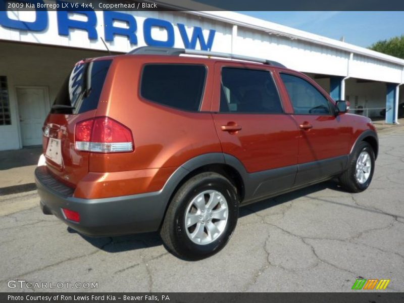 Copperhead / Black 2009 Kia Borrego LX V6 4x4