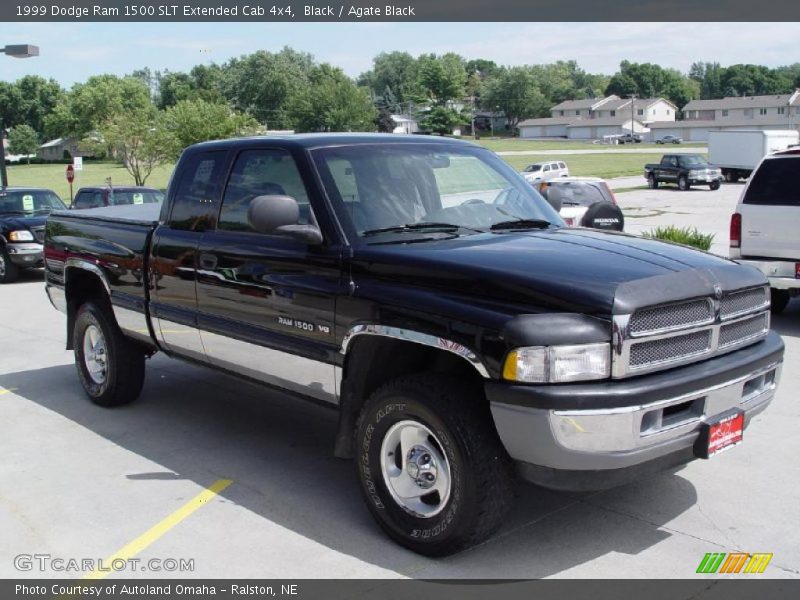 Black / Agate Black 1999 Dodge Ram 1500 SLT Extended Cab 4x4