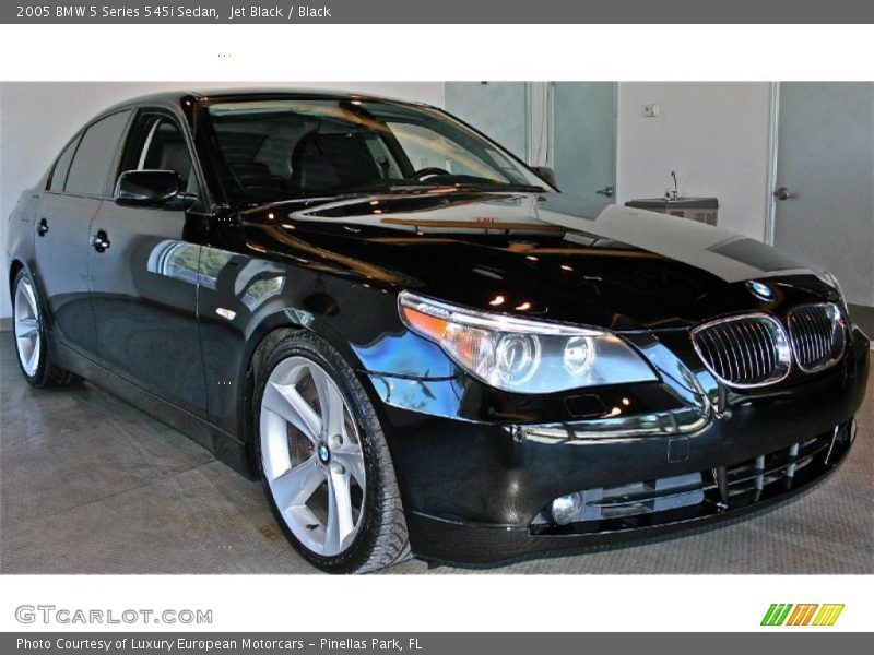 Jet Black / Black 2005 BMW 5 Series 545i Sedan