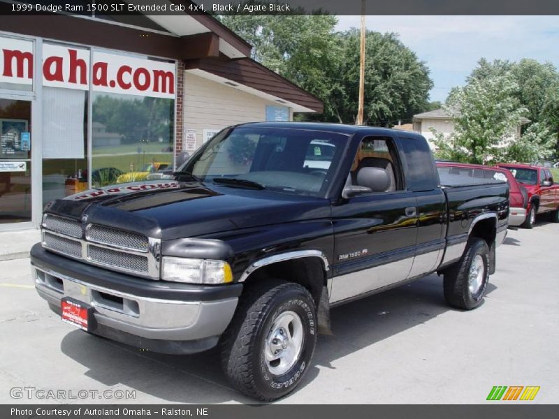 Black / Agate Black 1999 Dodge Ram 1500 SLT Extended Cab 4x4