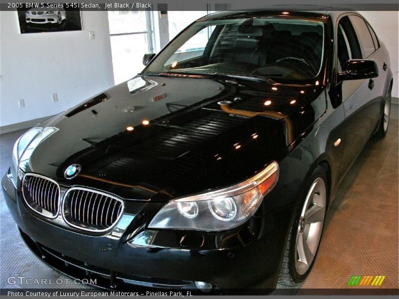 Jet Black / Black 2005 BMW 5 Series 545i Sedan