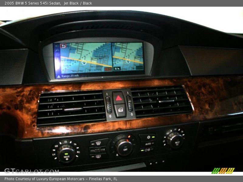 Jet Black / Black 2005 BMW 5 Series 545i Sedan