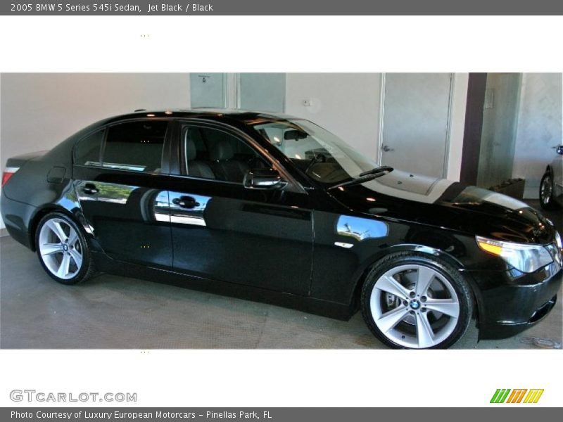 Jet Black / Black 2005 BMW 5 Series 545i Sedan