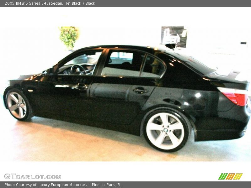 Jet Black / Black 2005 BMW 5 Series 545i Sedan