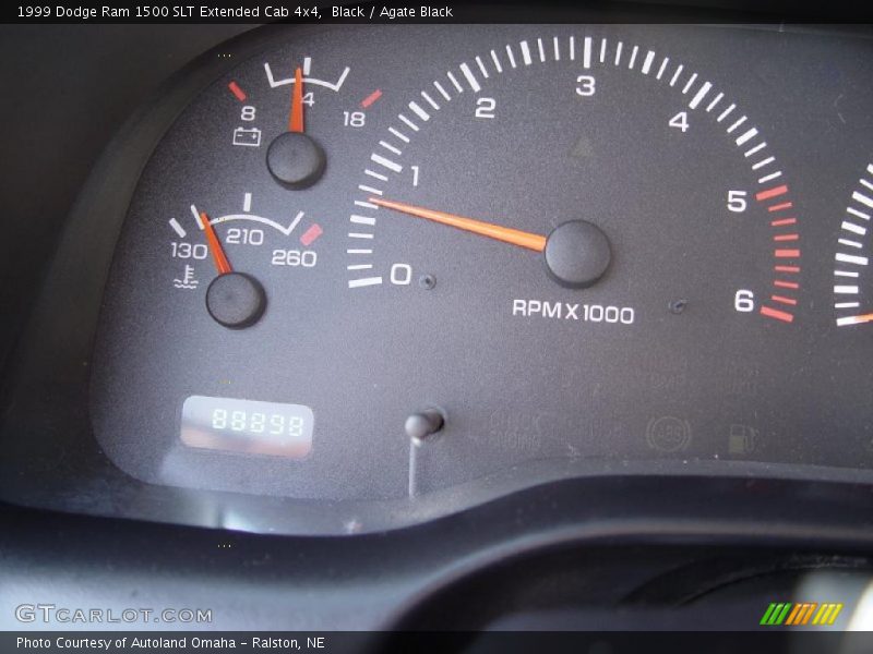 Black / Agate Black 1999 Dodge Ram 1500 SLT Extended Cab 4x4