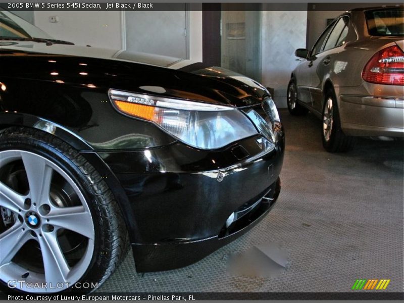 Jet Black / Black 2005 BMW 5 Series 545i Sedan