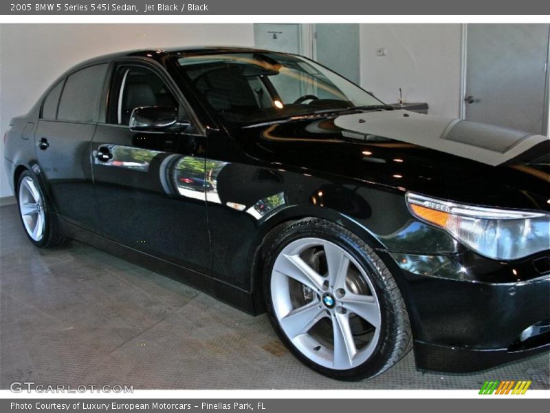 Jet Black / Black 2005 BMW 5 Series 545i Sedan