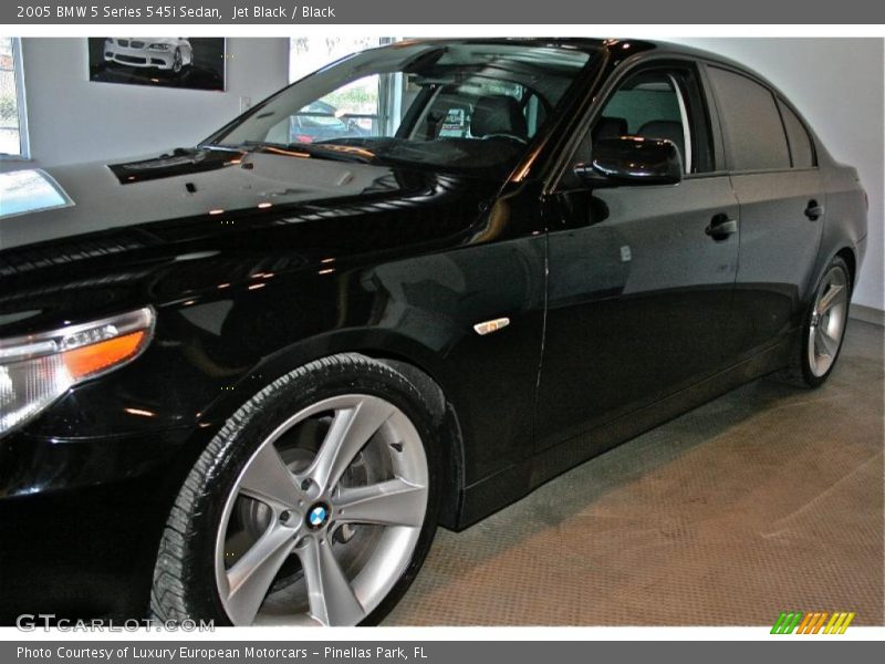 Jet Black / Black 2005 BMW 5 Series 545i Sedan