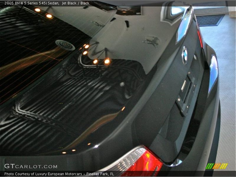 Jet Black / Black 2005 BMW 5 Series 545i Sedan