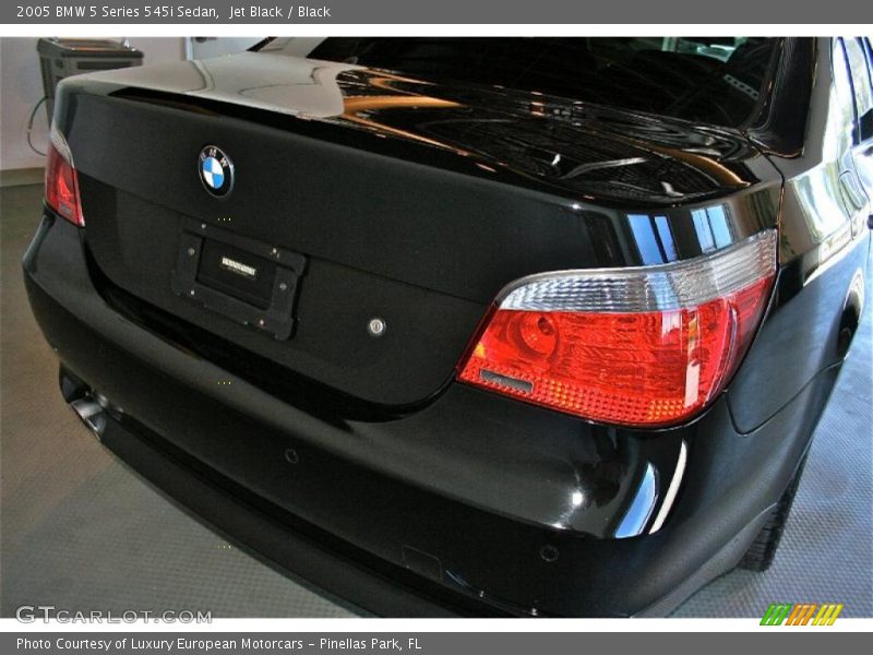 Jet Black / Black 2005 BMW 5 Series 545i Sedan