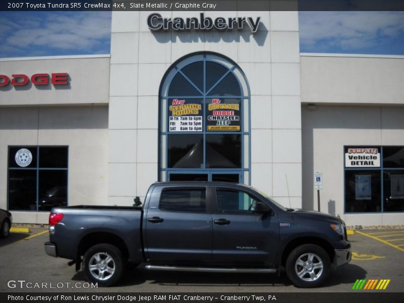 Slate Metallic / Graphite Gray 2007 Toyota Tundra SR5 CrewMax 4x4