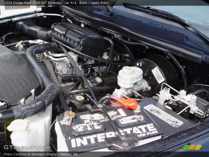 Black / Agate Black 1999 Dodge Ram 1500 SLT Extended Cab 4x4