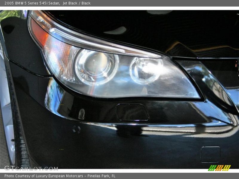 Jet Black / Black 2005 BMW 5 Series 545i Sedan