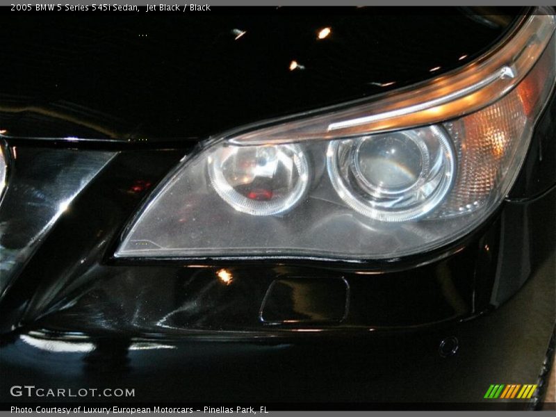 Jet Black / Black 2005 BMW 5 Series 545i Sedan