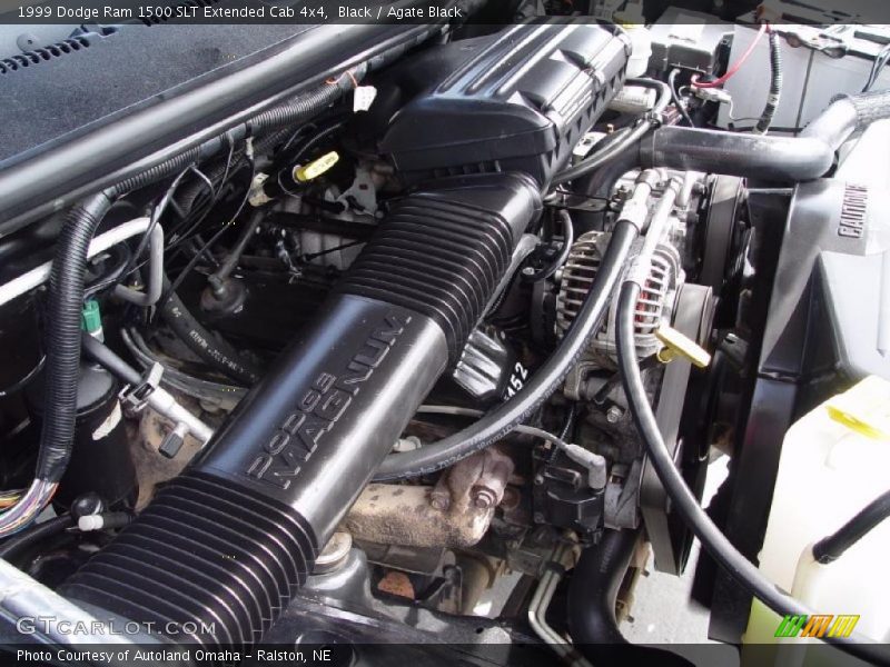 Black / Agate Black 1999 Dodge Ram 1500 SLT Extended Cab 4x4