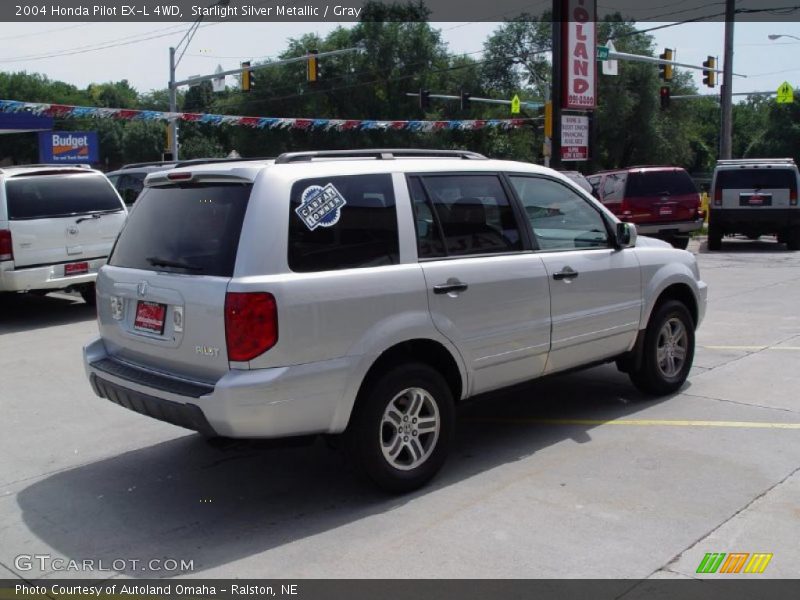 Starlight Silver Metallic / Gray 2004 Honda Pilot EX-L 4WD