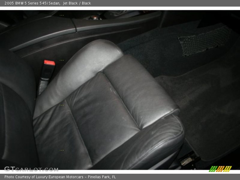 Jet Black / Black 2005 BMW 5 Series 545i Sedan