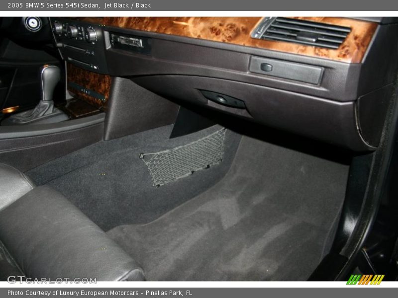 Jet Black / Black 2005 BMW 5 Series 545i Sedan