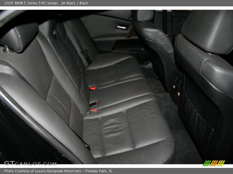 Jet Black / Black 2005 BMW 5 Series 545i Sedan