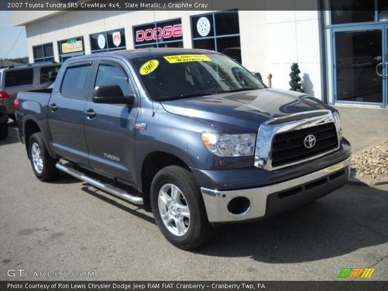 Slate Metallic / Graphite Gray 2007 Toyota Tundra SR5 CrewMax 4x4