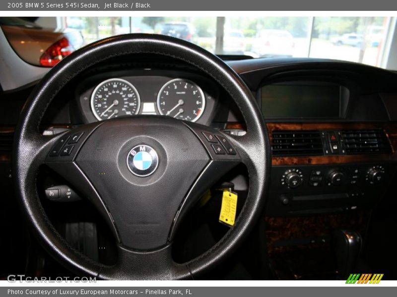 Jet Black / Black 2005 BMW 5 Series 545i Sedan